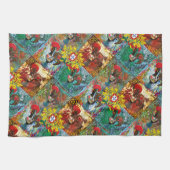 ポルトガル，ガロ・デ・バルセロス キッチンタオル (横)