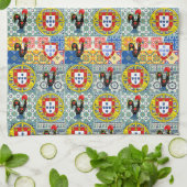 ポルトガル,ガロ・デ・バルセロス キッチンタオル (折り畳み)