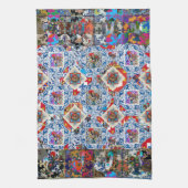 ポルトガル，ガロ・デ・バルセロス キッチンタオル (縦)