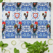 ポルトガル，ガロ・デ・バルセロス キッチンタオル (折り畳み)