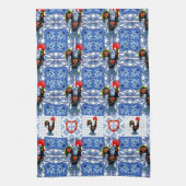 ポルトガル，ガロ・デ・バルセロス キッチンタオル (縦)