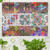 ポルトガル，ガロ・デ・バルセロス キッチンタオル (折り畳み)