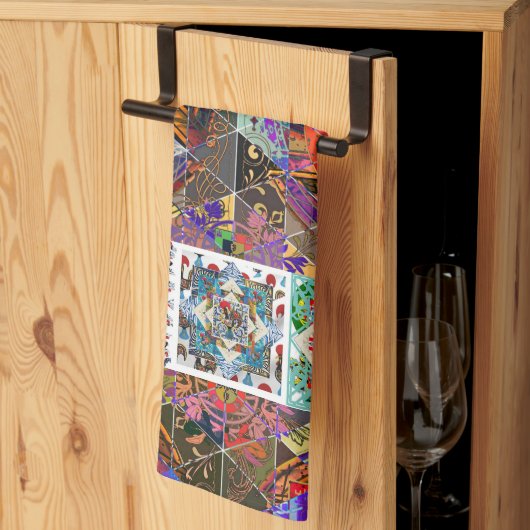 ポルトガル，ガロ・デ・バルセロス キッチンタオル (三つ折り)