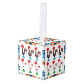 ポルトガル，ガロ・デ・バルセロス キューブオーナメント (正面アングル)