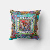 ポルトガル，ガロ・デ・バルセロス クッション (裏面)