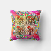 ポルトガル，ガロ・デ・バルセロス クッション (裏面)