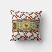 ポルトガル，ガロ・デ・バルセロス クッション (正面)