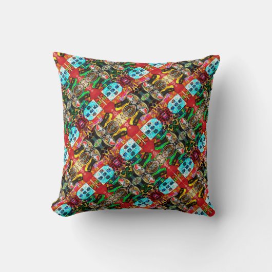 ポルトガル，ガロ・デ・バルセロス クッション (正面)