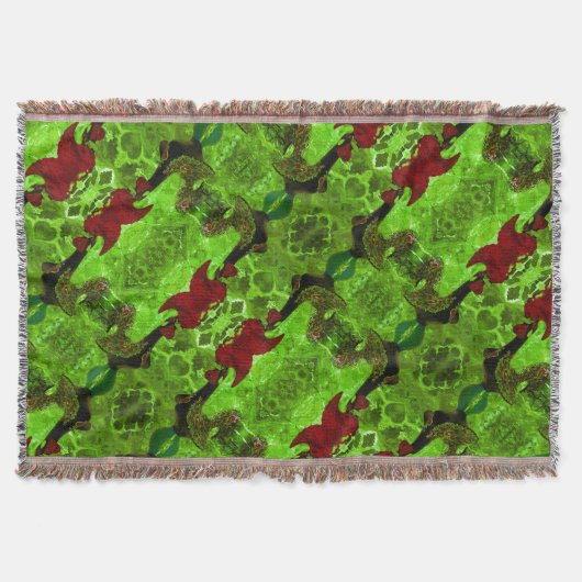 ポルトガル，ガロ・デ・バルセロス スローブランケット (正面)