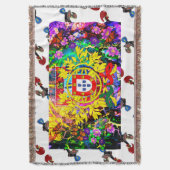 ポルトガル,ガロ・デ・バルセロス スローブランケット (正面縦)