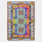 ポルトガル,ガロ・デ・バルセロス スローブランケット (正面縦)