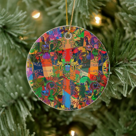 ポルトガル,ガロ・デ・バルセロス セラミックオーナメント (ツリー)