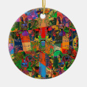 ポルトガル,ガロ・デ・バルセロス セラミックオーナメント (正面)