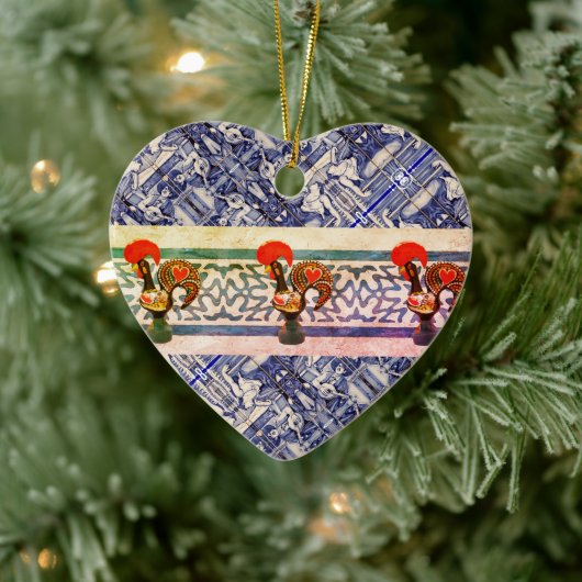 ポルトガル，ガロ・デ・バルセロス セラミックオーナメント (ツリー)