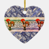 ポルトガル，ガロ・デ・バルセロス セラミックオーナメント (正面)