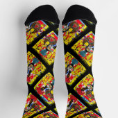 ポルトガル，ガロ・デ・バルセロス ソックス (上部)