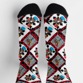 ポルトガル，ガロ・デ・バルセロス ソックス (上部)