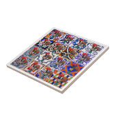 ポルトガル，ガロ・デ・バルセロス タイル (側面)