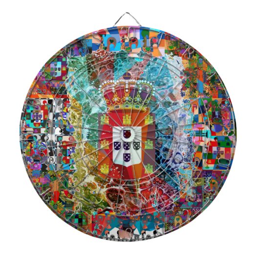 ポルトガル，ガロ・デ・バルセロス ダーツボード (正面)