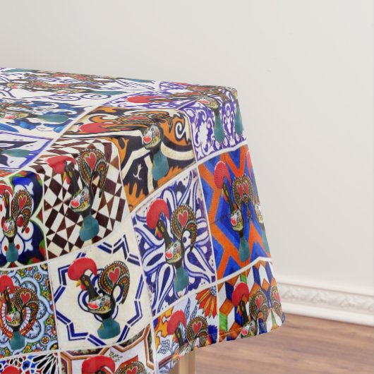 ポルトガル，ガロ・デ・バルセロス テーブルクロス (インサイチュ)