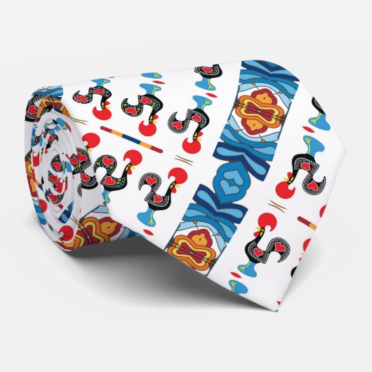 ポルトガル，ガロ・デ・バルセロス ネクタイ (ロール)