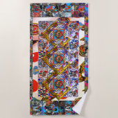 ポルトガル，ガロ・デ・バルセロス ビーチタオル (正面)