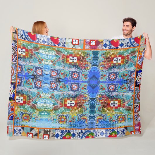 ポルトガル，ガロ・デ・バルセロス フリースブランケット (インサイチュ)