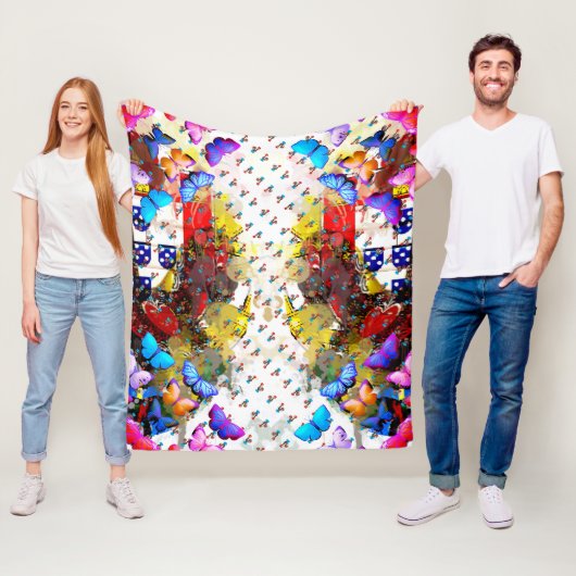 ポルトガル，ガロ・デ・バルセロス フリースブランケット (インサイチュ)