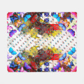 ポルトガル，ガロ・デ・バルセロス フリースブランケット (正面(横))