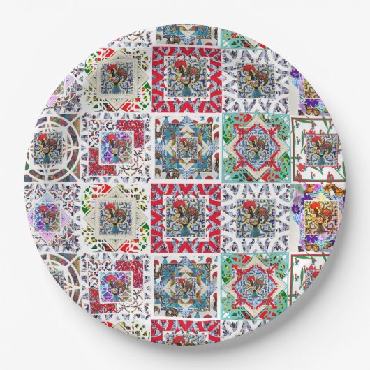 ポルトガル，ガロ・デ・バルセロス ペーパープレート (正面)