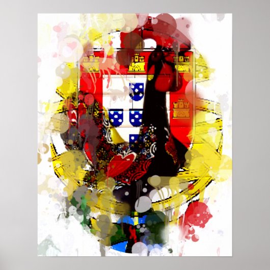 ポルトガル，ガロ・デ・バルセロス ポスター (正面)