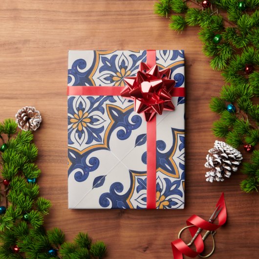 ポルトガル，ガロ・デ・バルセロス ラッピングペーパー (クリスマスギフト)