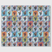 ポルトガル，ガロ・デ・バルセロス ラッピングペーパー (フラット)