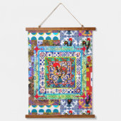 ポルトガル，ガロ・デ・バルセロス 吊り下げ型タペストリー (正面)