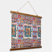 ポルトガル，ガロ・デ・バルセロス 吊り下げ型タペストリー (傾斜あり)