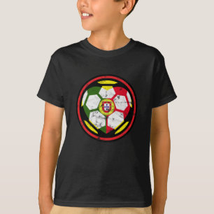 ポルトガル·キッズ·サッカー Tシャツ