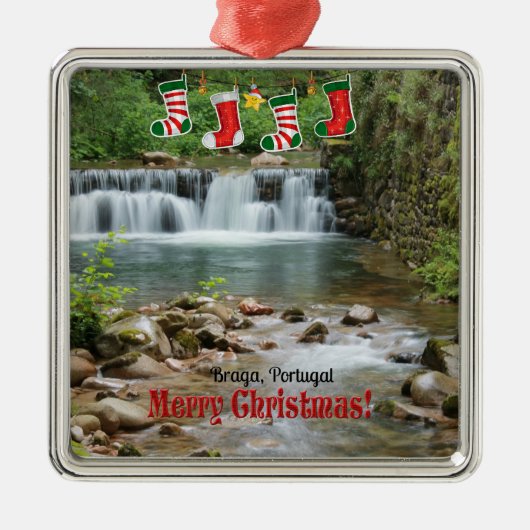 ポルトガル，クリスマス メタルオーナメント (正面)
