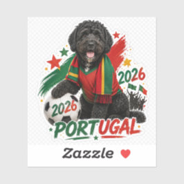 ポルトガル サッカー 2026 犬 ステッカー チーム ポルトガル シール
