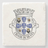 ポルトガル，シルベスの紋章 ストーンコースター (正面)