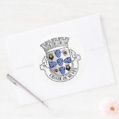 ポルトガル，シルベスの紋章 ラウンドシール (封筒)