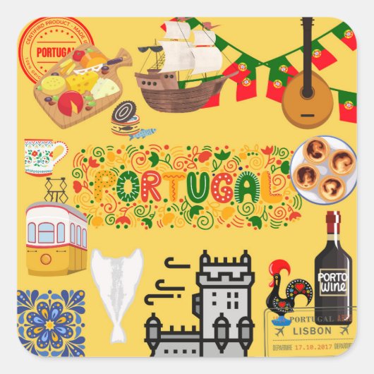 ポルトガル スクエアシール (正面)