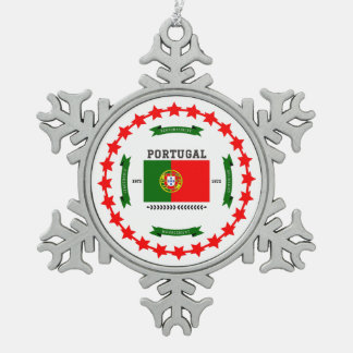 ポルトガル スノーフレークピューターオーナメント