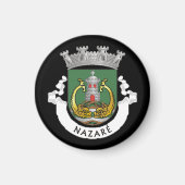 ポルトガル,ナザレの武器のコート マグネット (正面)