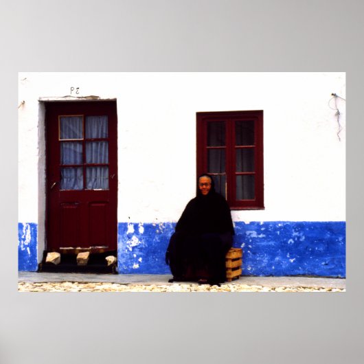 ポルトガル,ナザール,未亡人 ポスター (正面)