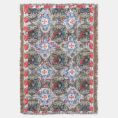 ポルトガル、バルセロス島 スローブランケット (正面縦)