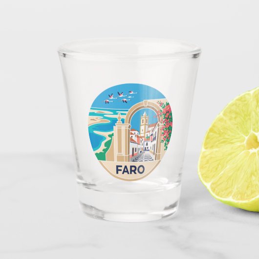 ポルトガル ファロ ショットグラス (正面)
