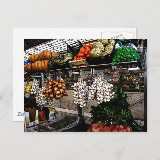 ポルトガル ファーマーズマーケット ポストカード (正面/裏面)