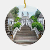 ポルトガル,ブラガのBom Jesus do Monte Sanctuary セラミックオーナメント (正面)