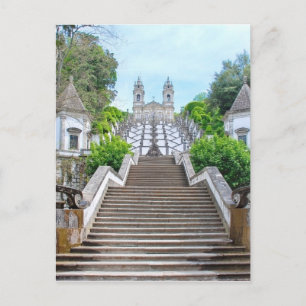 ポルトガル，ブラガのBom Jesus do Monte Sanctuary ポストカード