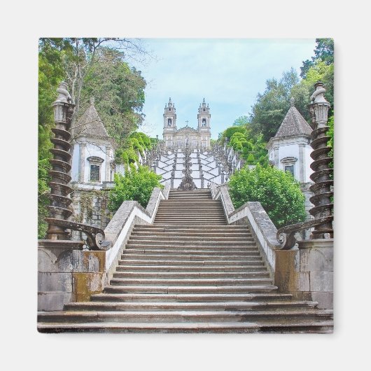 ポルトガル，ブラガのBom Jesus do Monte Sanctuary マグネット (正面)